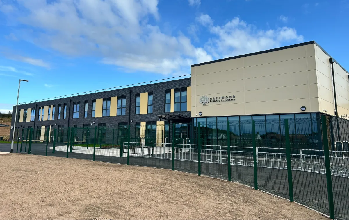 Greywood Primary Academy, Lichfield - completed new-build school